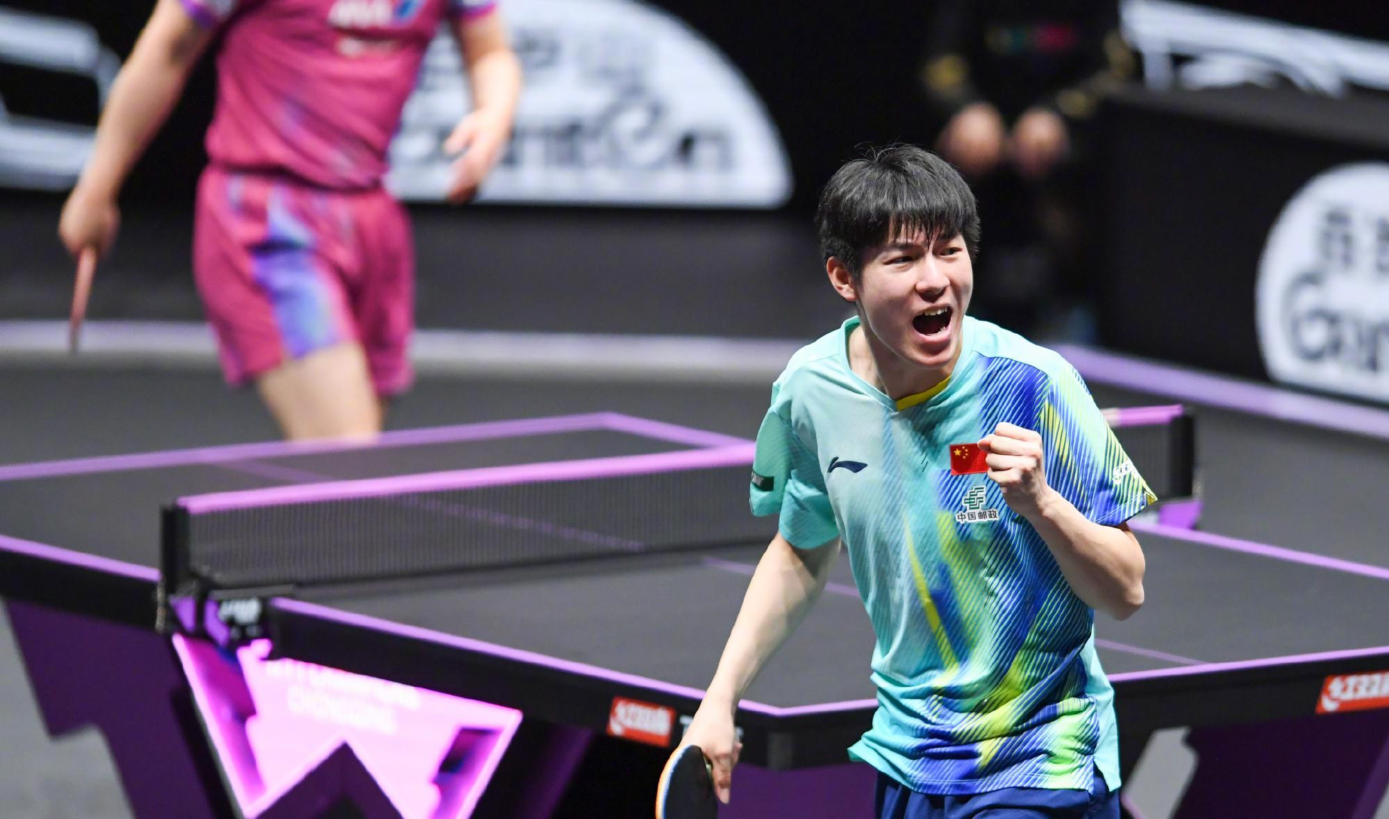 kaiyun-4-2淘汰张本智和！国乒19岁1米86新星崛起冲冠：单局21-19太刺激